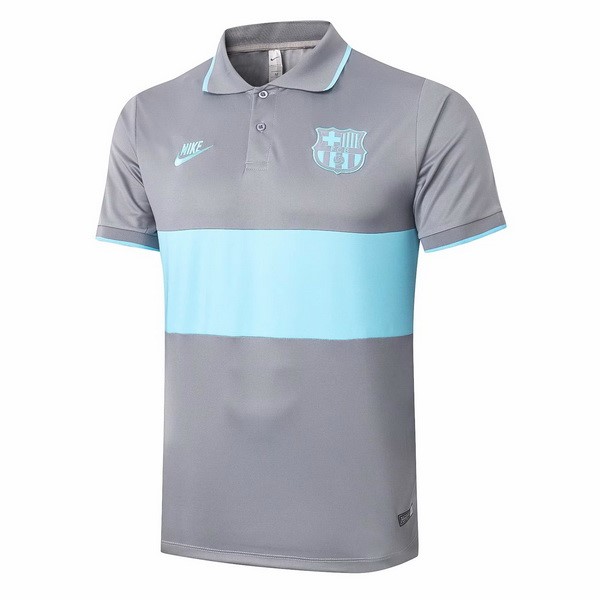 Polo Barcelona 2020 2021 Gris Azul